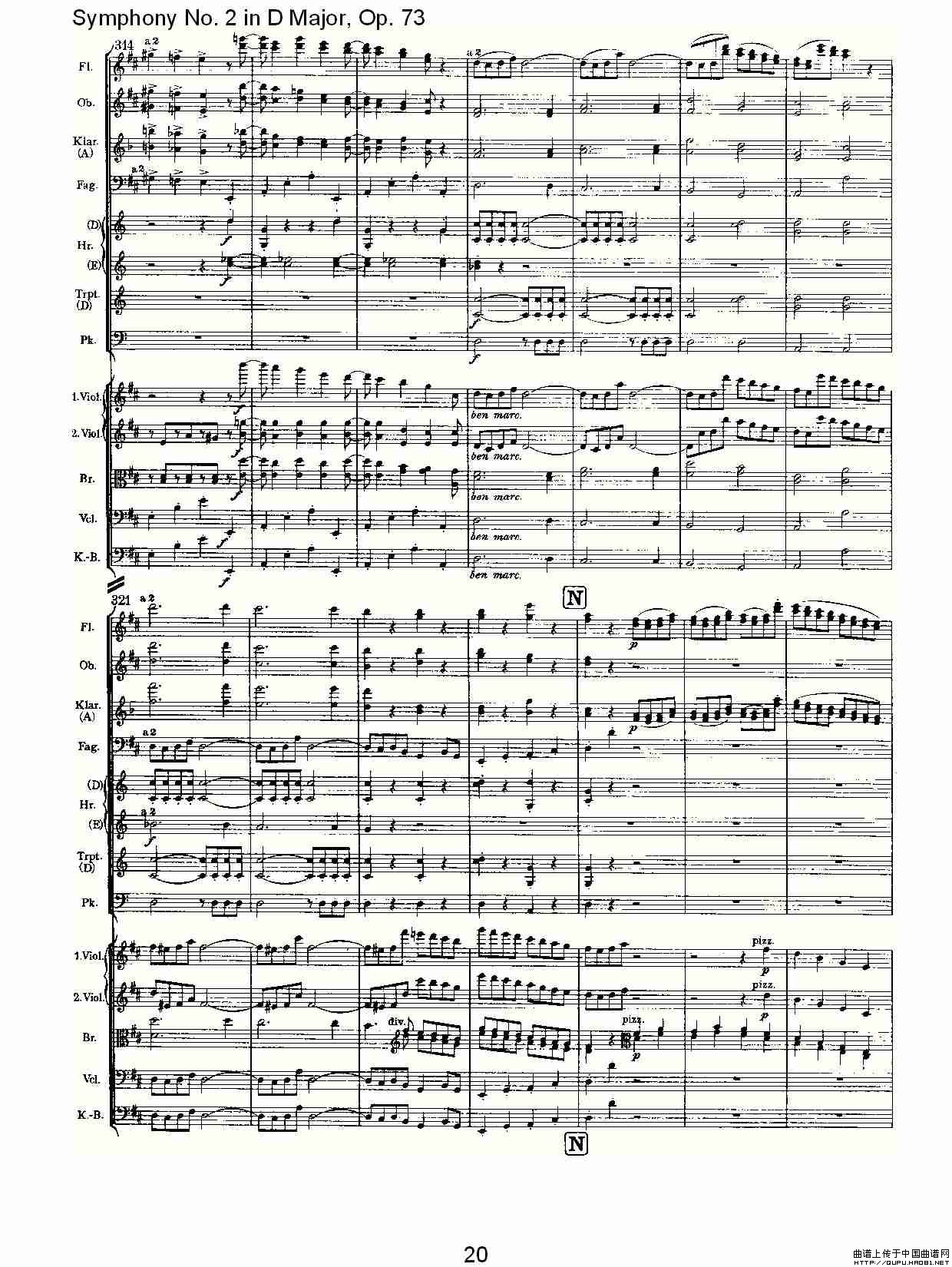 D大调第二交响曲, Op.73第四乐章