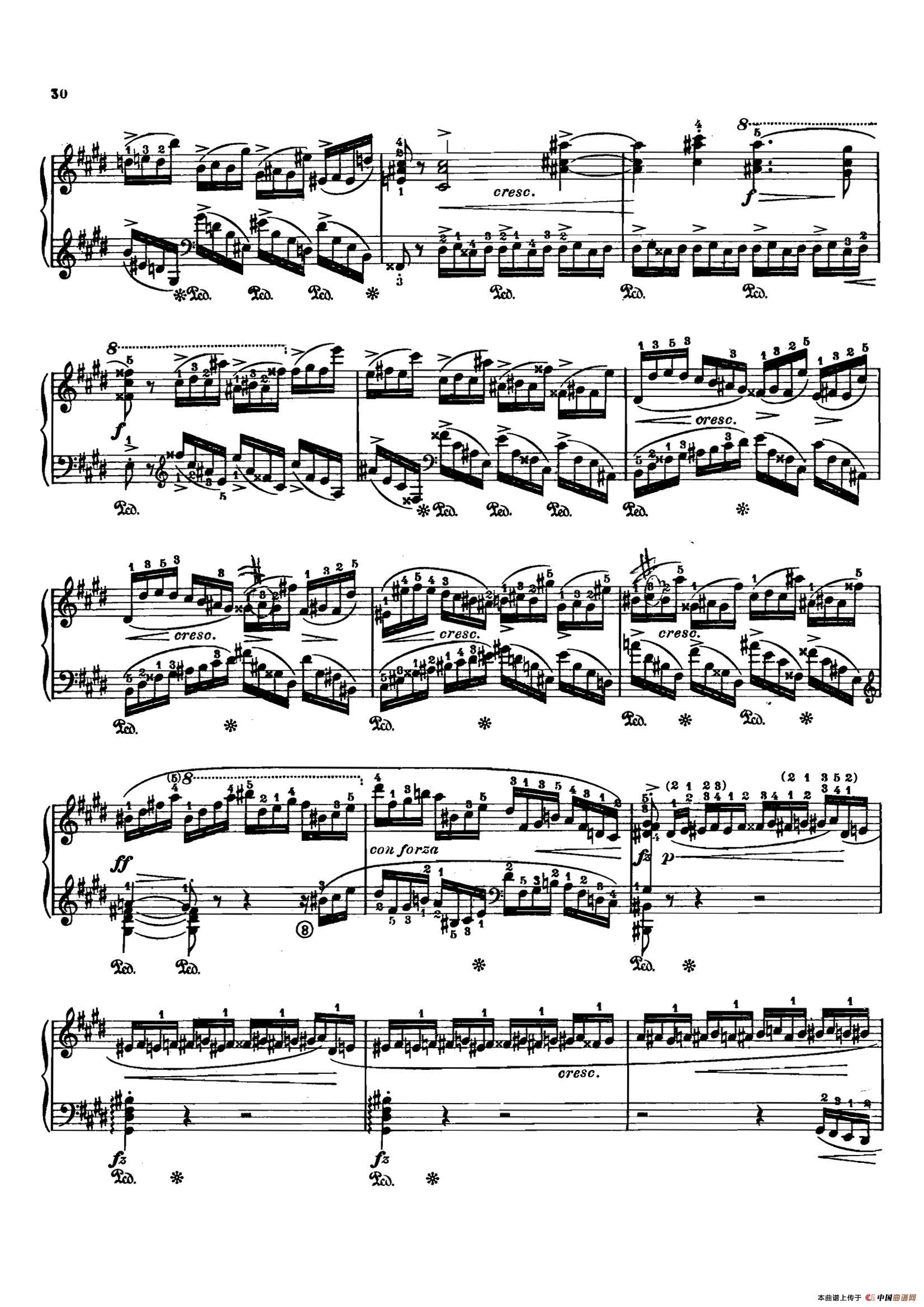 12 Etudes Op.10 柯尔托教学版（12首练习曲·4）