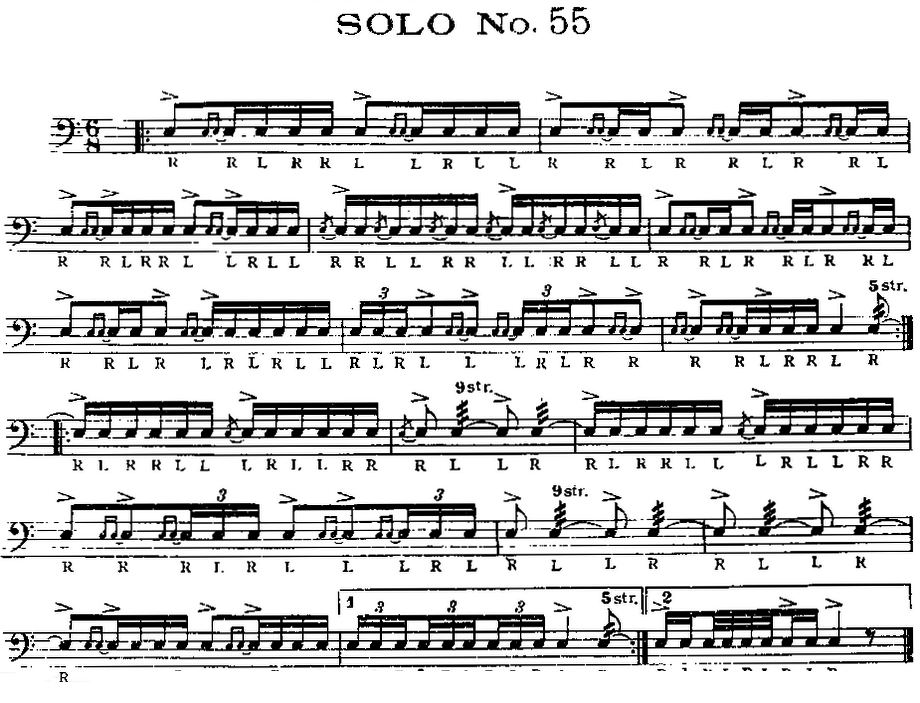 美国军鼓SOLONo.51-55_其他乐谱