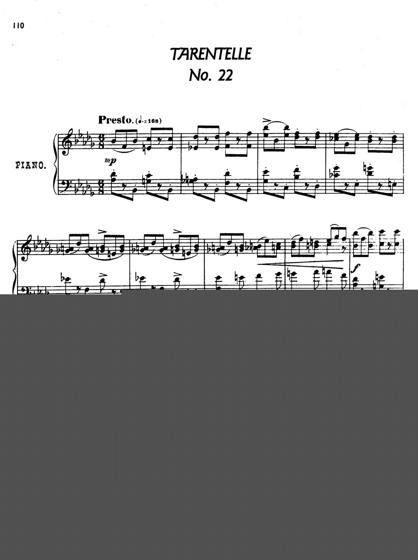 24 Characteristic Pieces Op.36（24首性格小品·22）