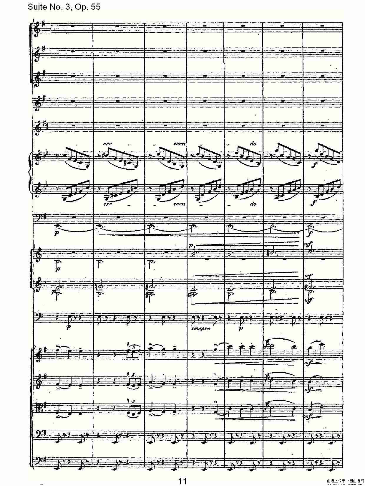 Suite No. 3, Op.55  第三套曲,Op.55第二乐章