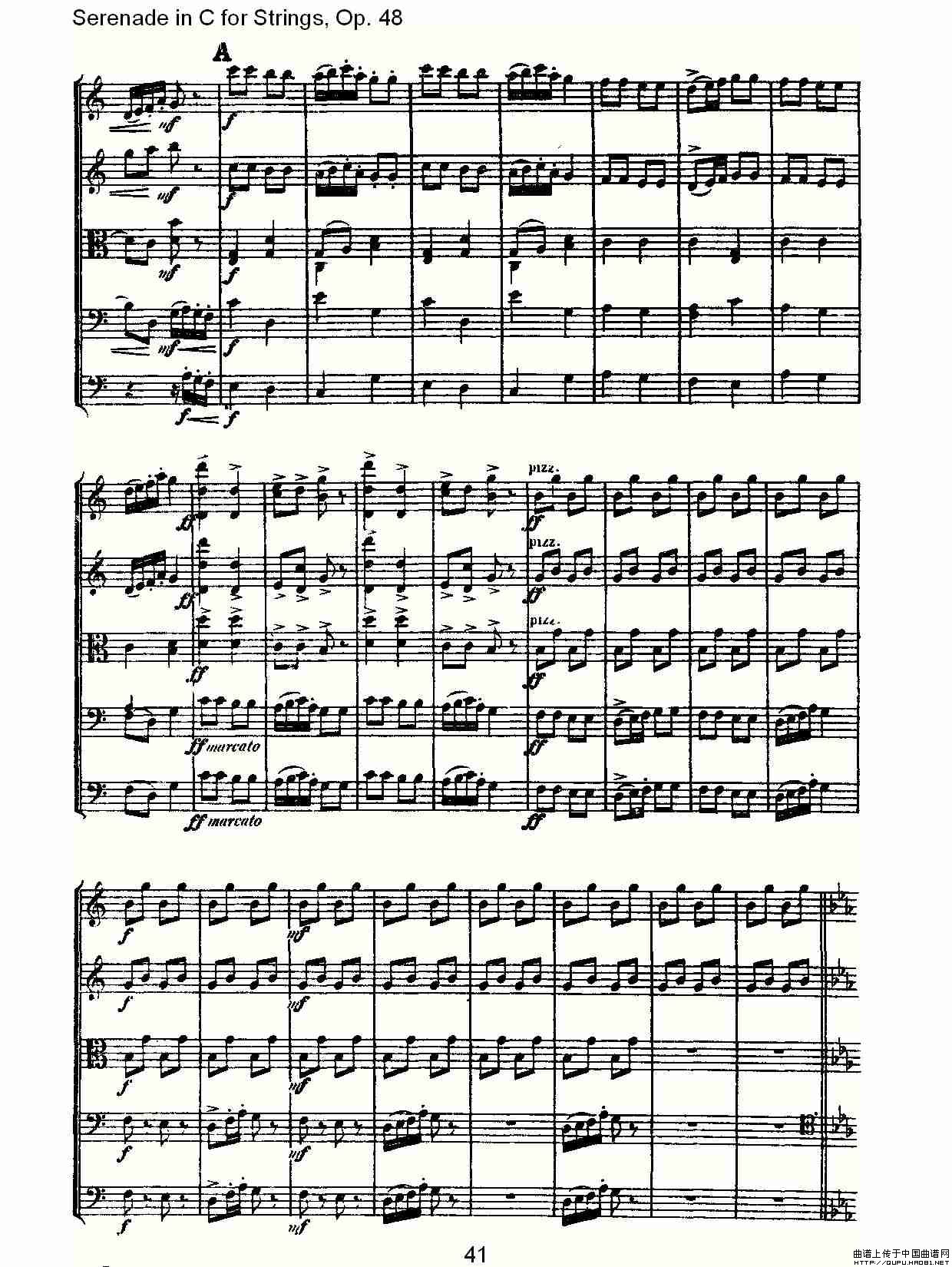 Serenade in C for Strings, Op.48  C调弦乐小夜曲，Op.48（