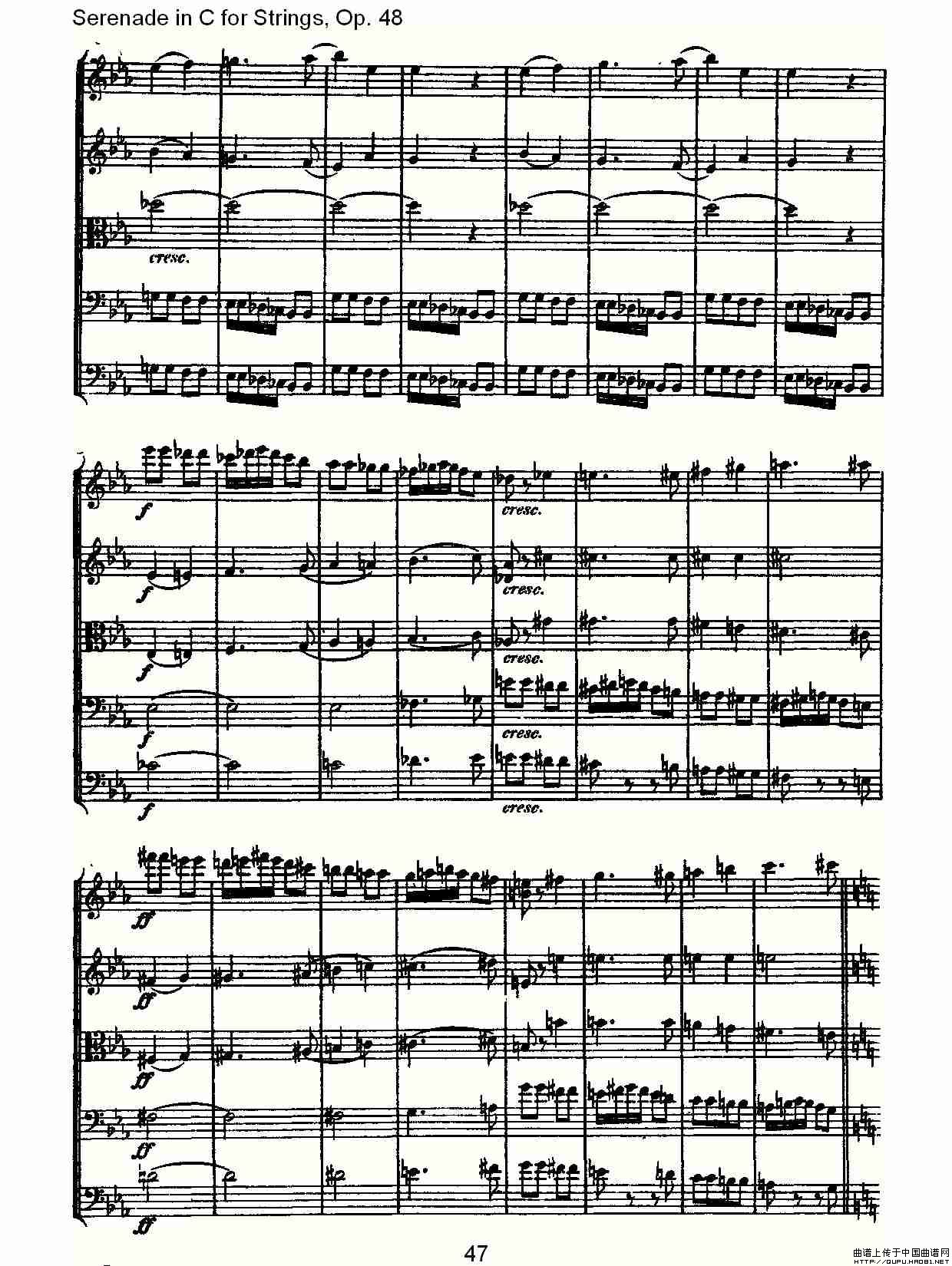 Serenade in C for Strings, Op.48  C调弦乐小夜曲，Op.48（