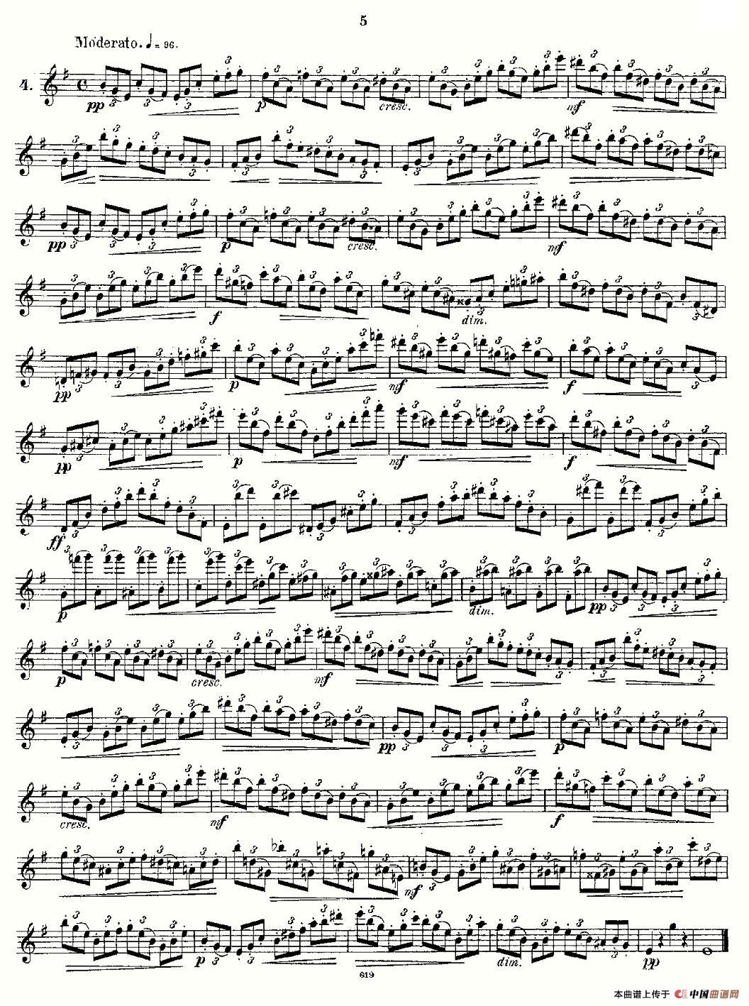 Andersen etude op30 之1—12（练习曲作品30号）
