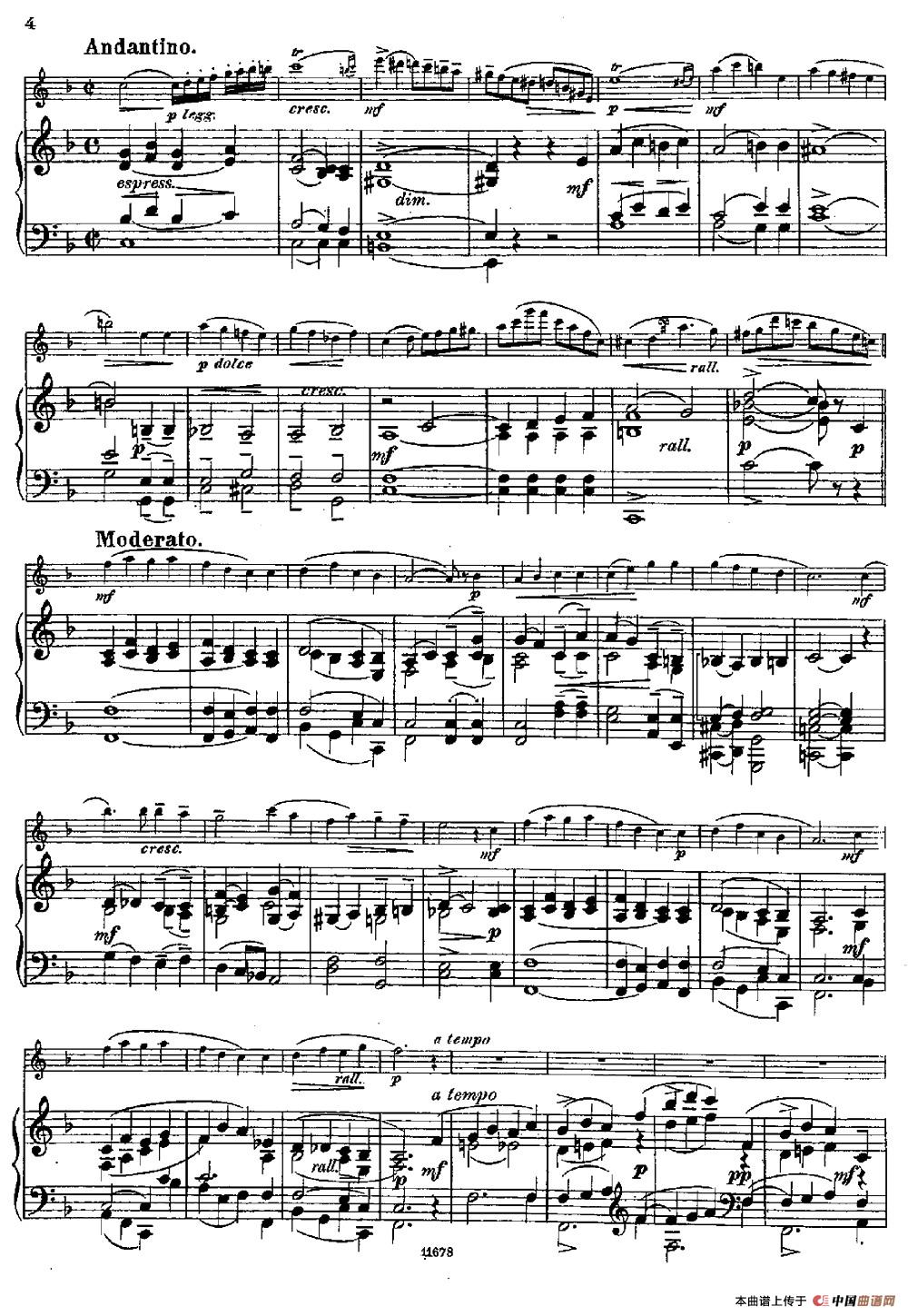 Fantaisies nationales. Danois. （Op.59 No.1）（长笛+钢琴