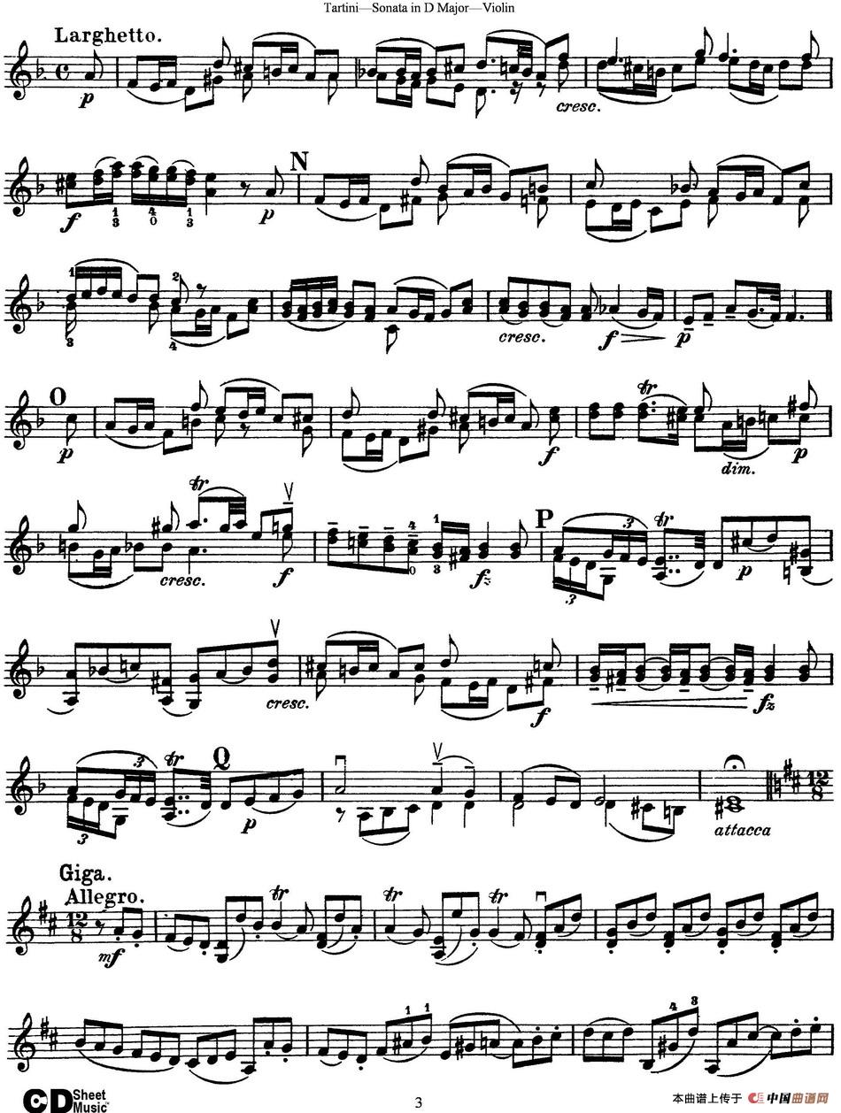 Violin Sonata in D Major