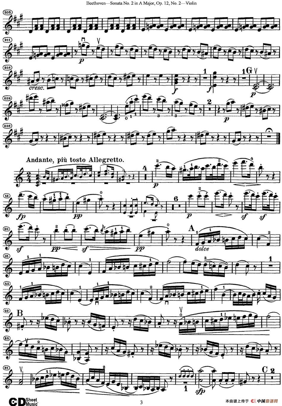 Violin Sonata No.2 in A Major Op.12 No.2_2