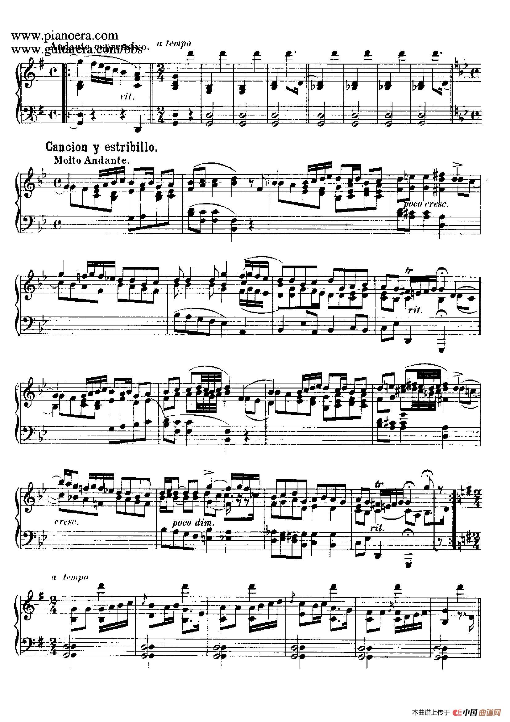 12 Spanish Danses Op.37（12首西班牙舞曲·4）