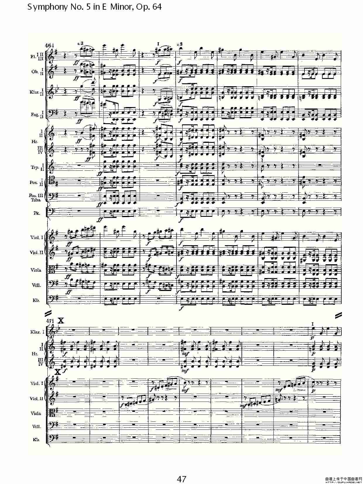 Symphony No. 5 in E Minor, Op.64（E小调第五交响曲 Op.