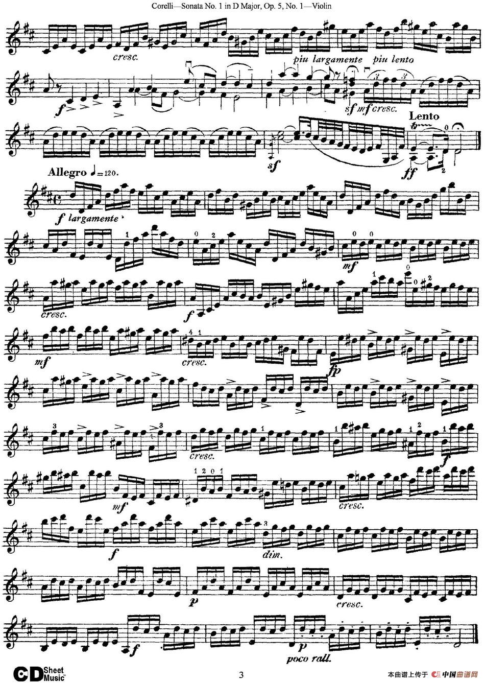 Sonata No.1 in D MajorOp.5 No.1