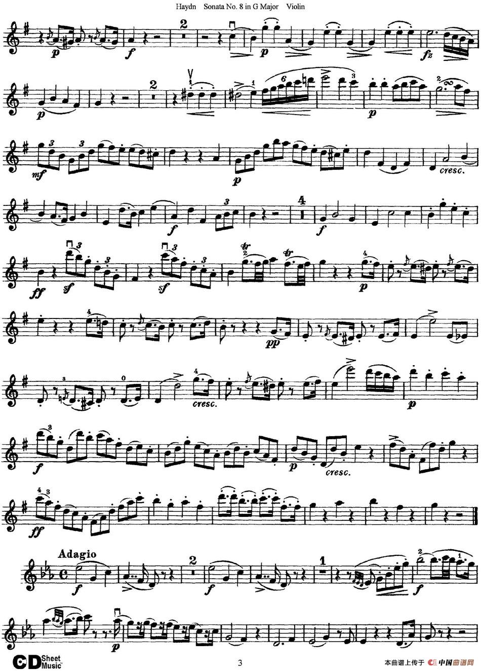 Violin Sonata No.8 in G Major