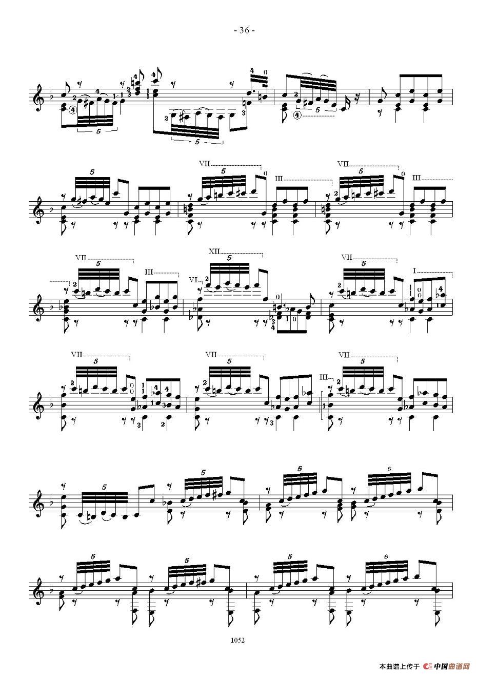 索尔·克斯特26首练习曲之16——20