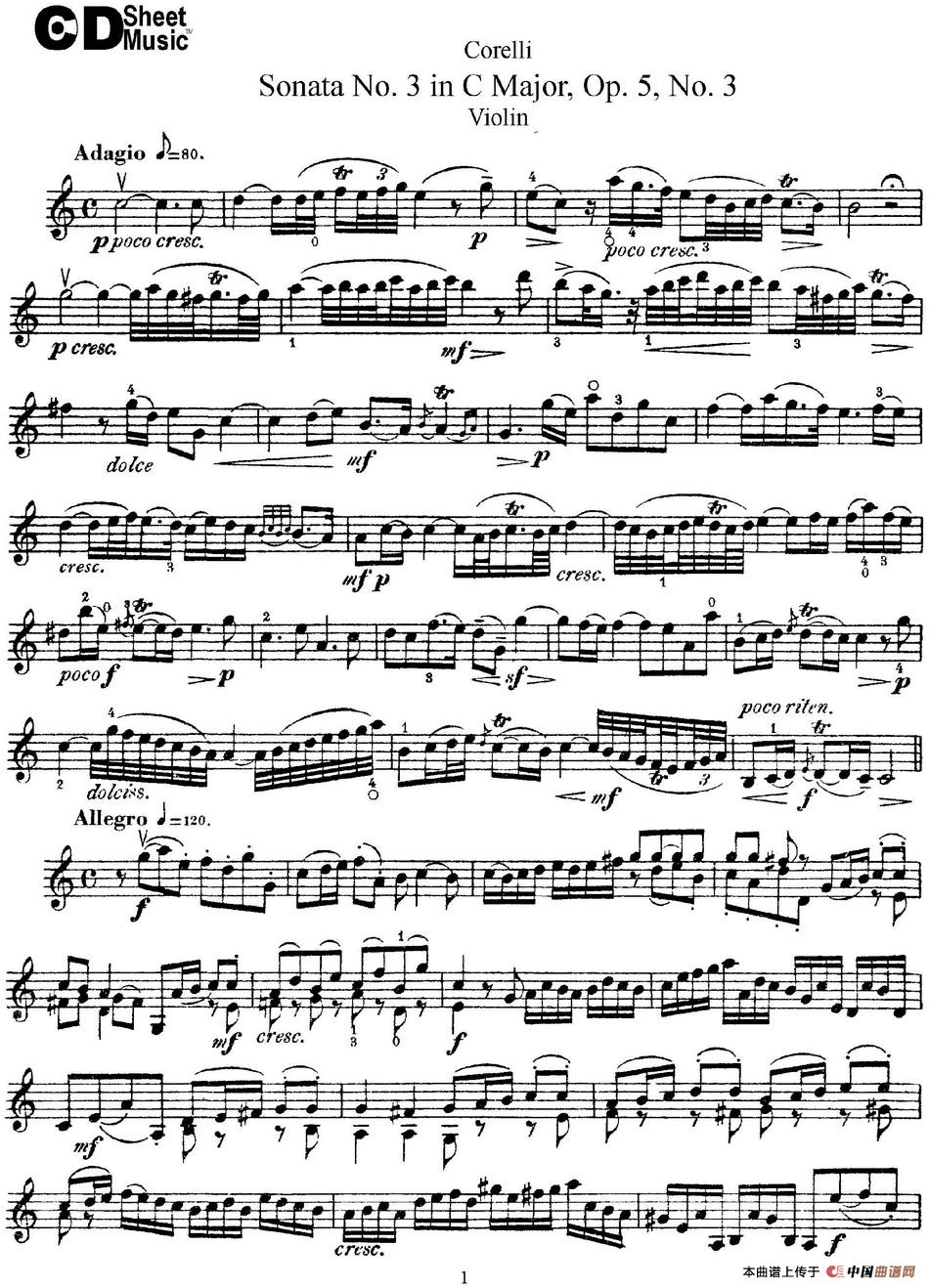 Sonata No.3 in C MajorOp.5 No.3