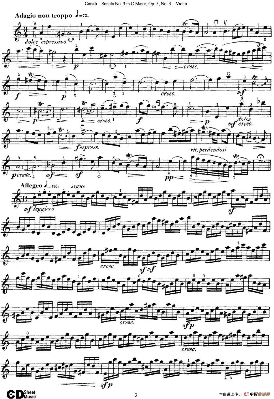 Sonata No.3 in C MajorOp.5 No.3