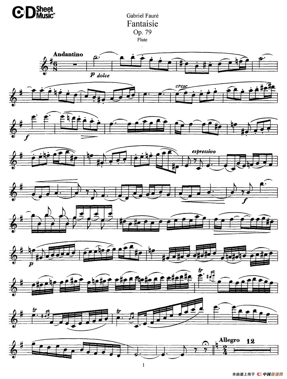 Fantaisie Op.79（幻想曲 作品79号）