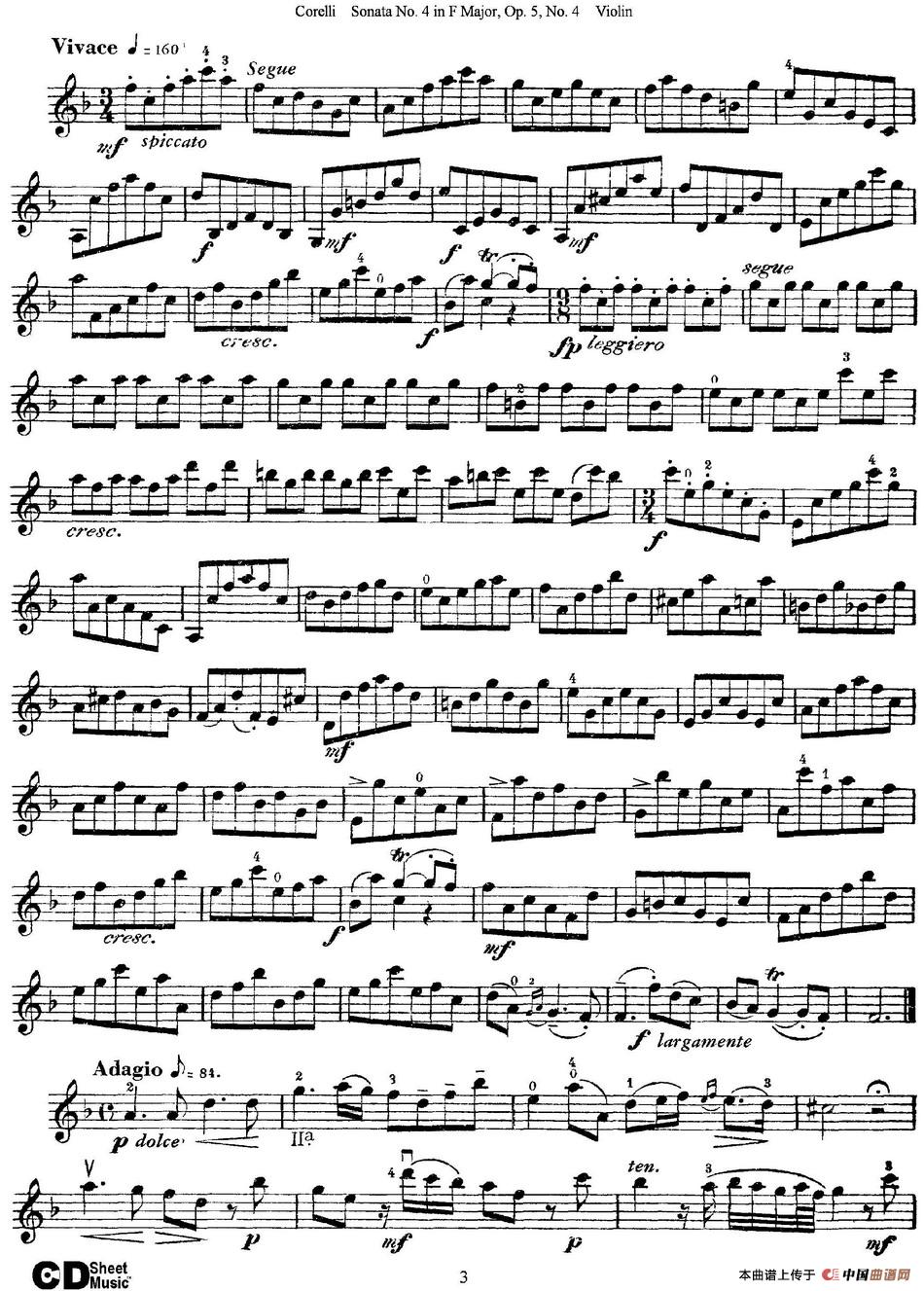 Sonata No.4 in F MajorOp.5 No.4