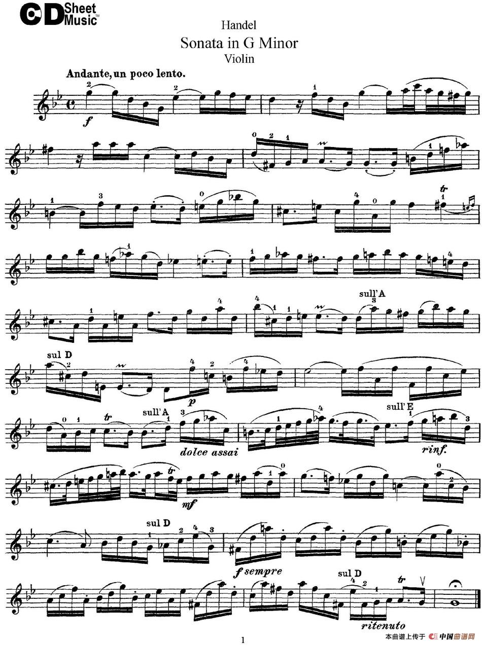 Violin Sonata No.2 in G minor