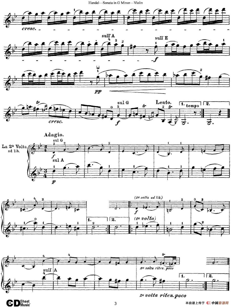 Violin Sonata No.2 in G minor