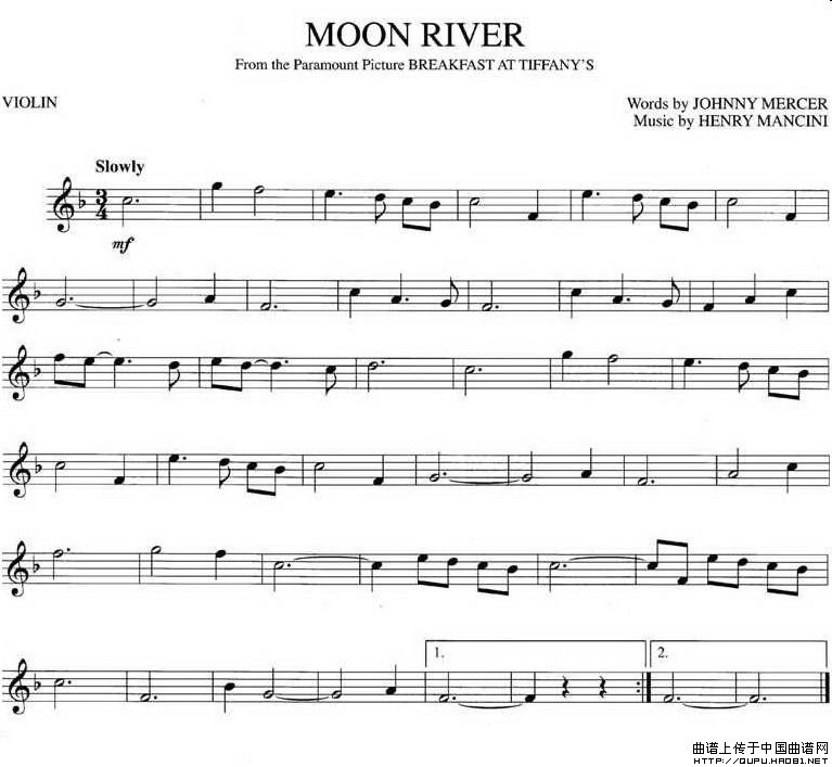Moon River（月亮河）