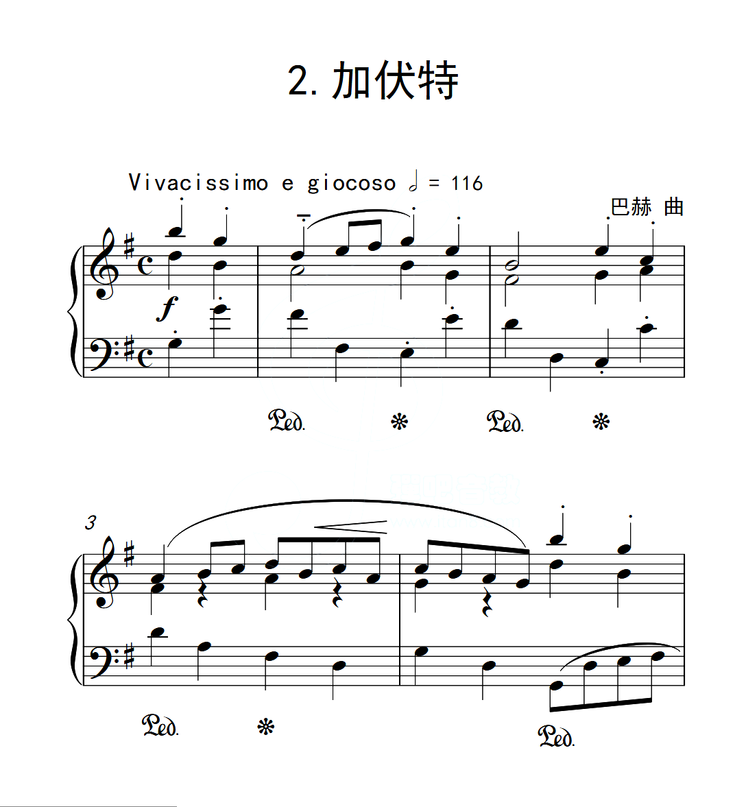 四线琴谱基本功图片