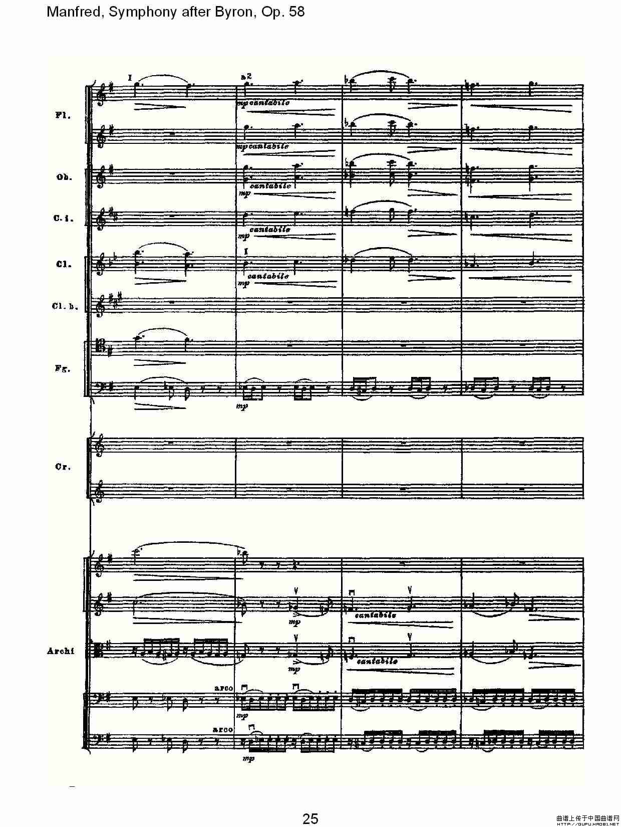 Manfred, Symphony after Byron, Op.58第三乐章（一）