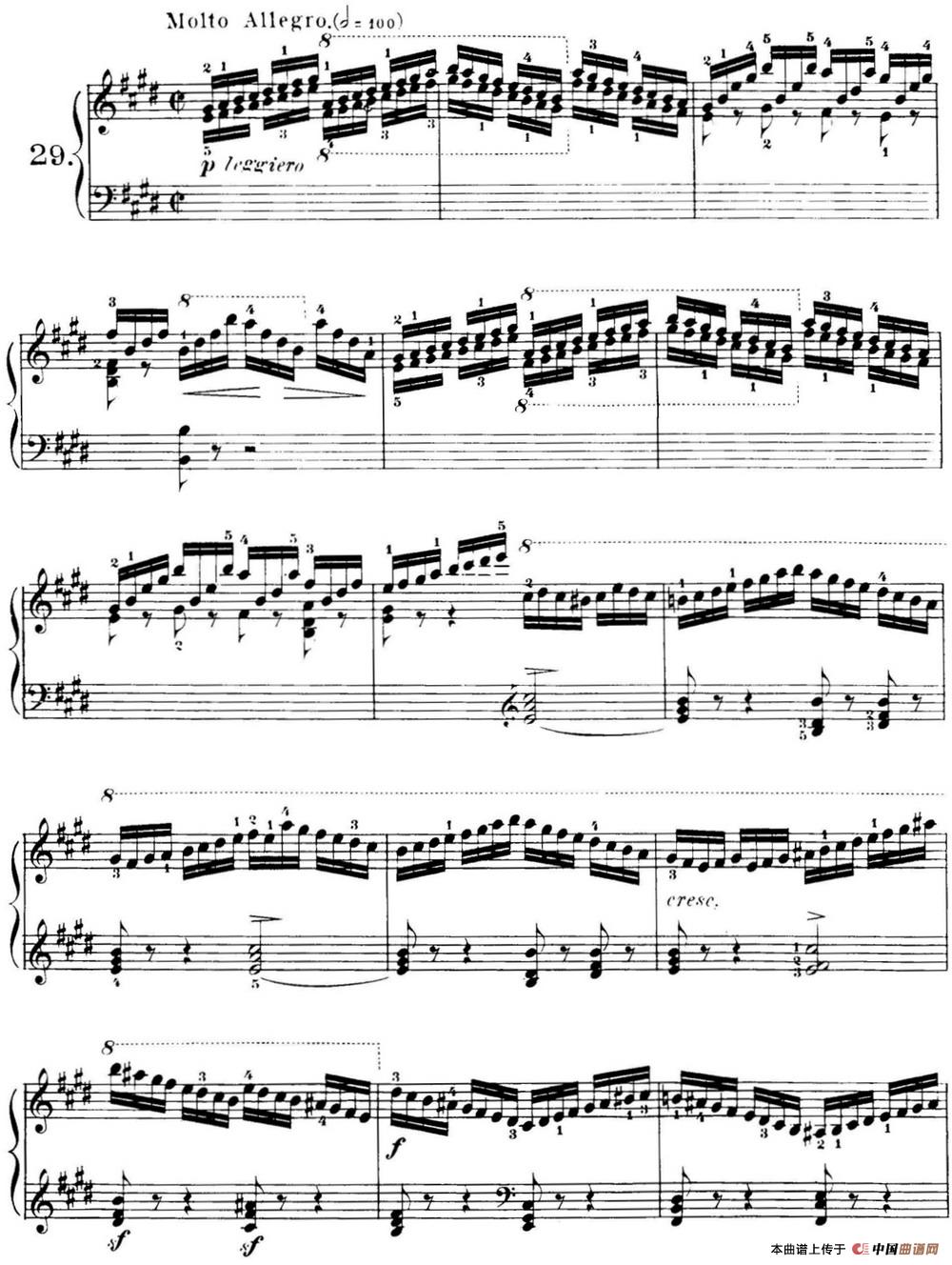 40首车尔尼Op.299钢琴快速练习曲（NO.29）