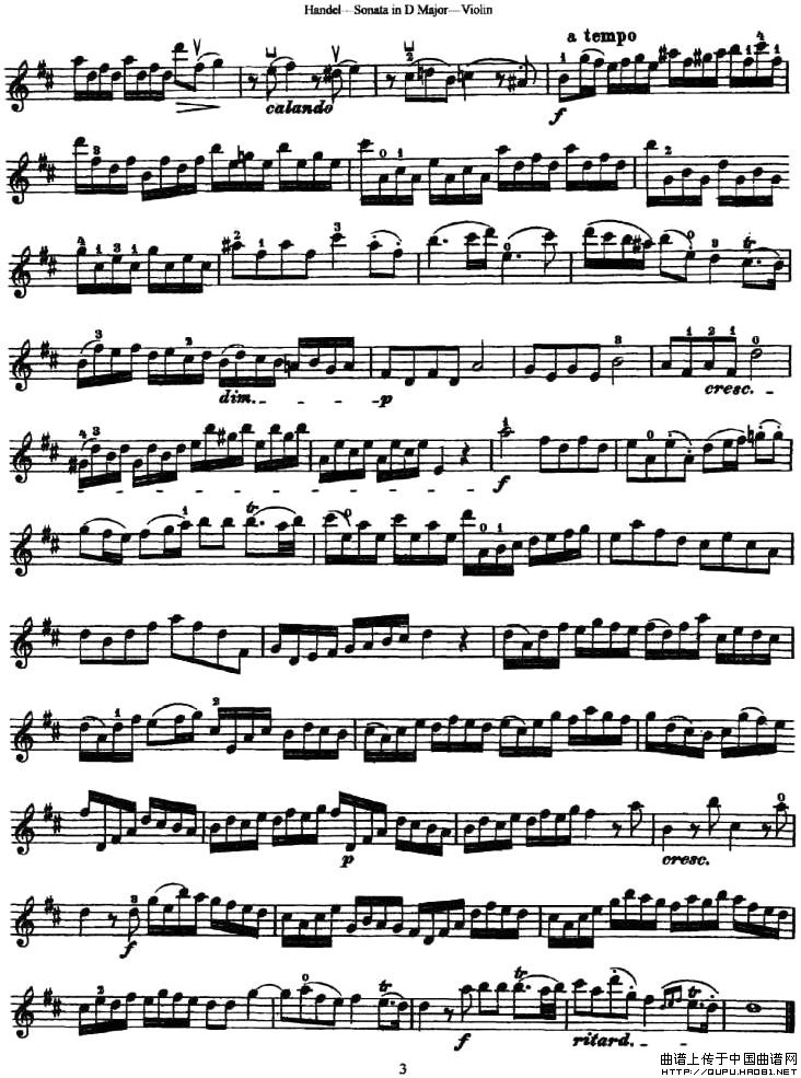 Sonata No.4 in D Major