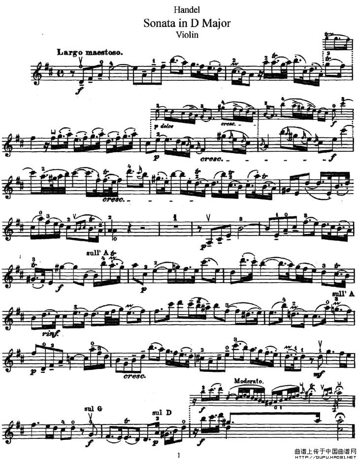 Sonata No.4 in D Major