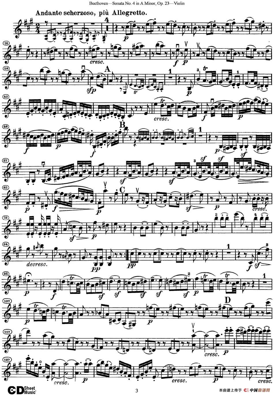 Violin Sonata No.4 in A Minor Op.23_3