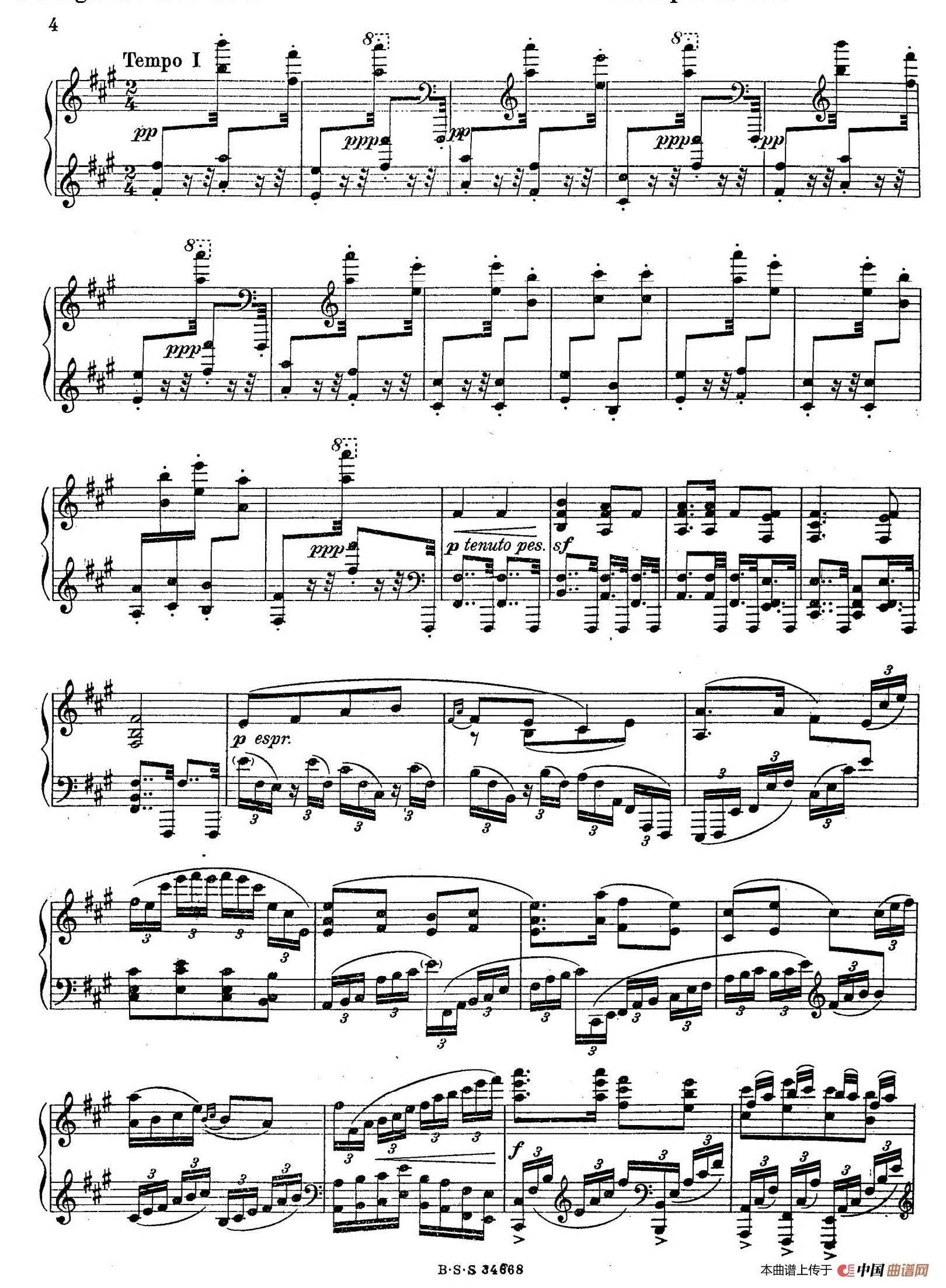 Five Concert Etudes -Chinese- Op.52（5首中国风格音乐会