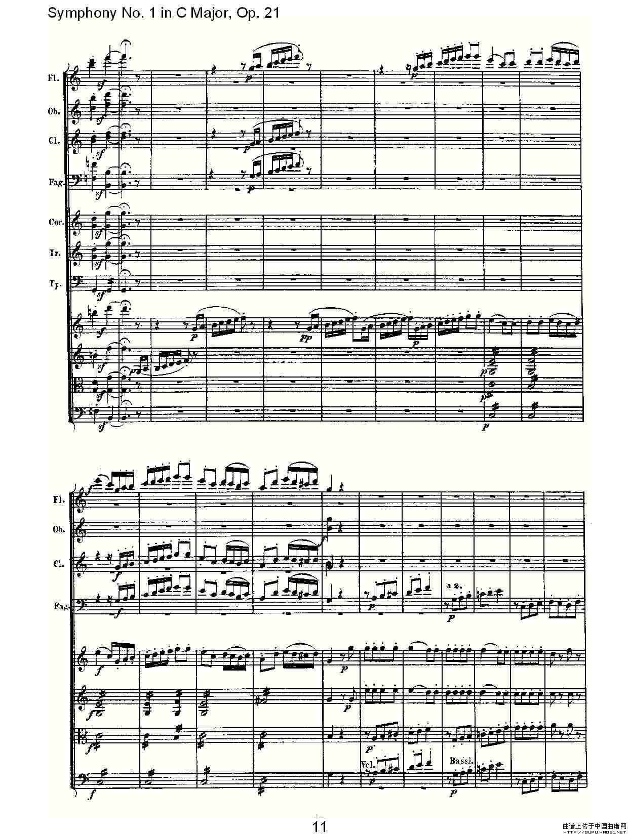 Symphony No. 1 in C Major, Op. 21（C大调第一交响曲 Op