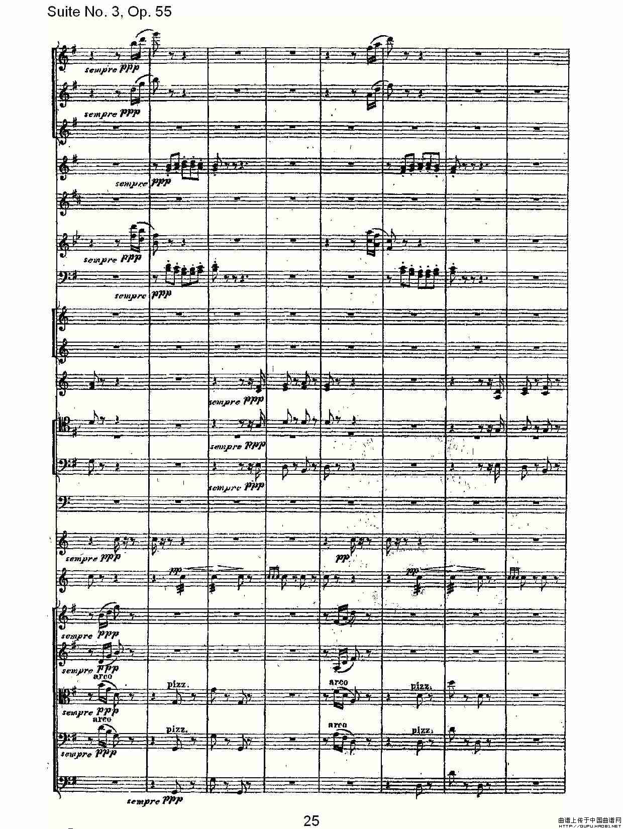 Suite No. 3, Op.55  第三套曲,Op.55第三乐章（一）