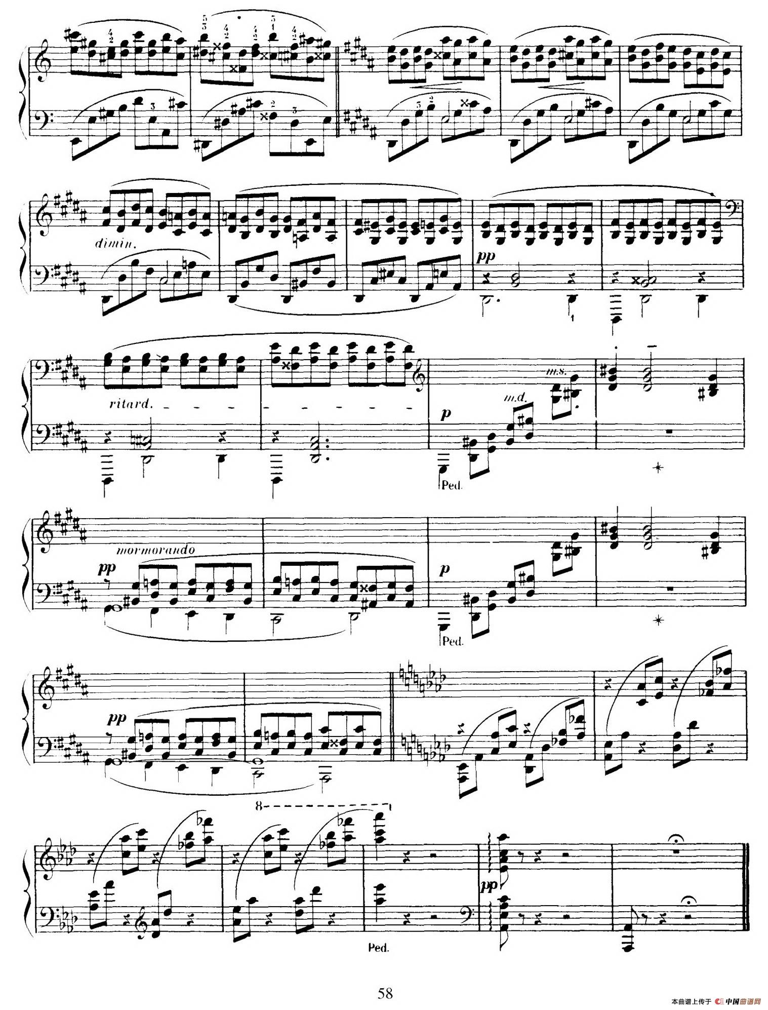 15 Etudes de Vortuosite Op.72（15首辉煌练习曲·13）