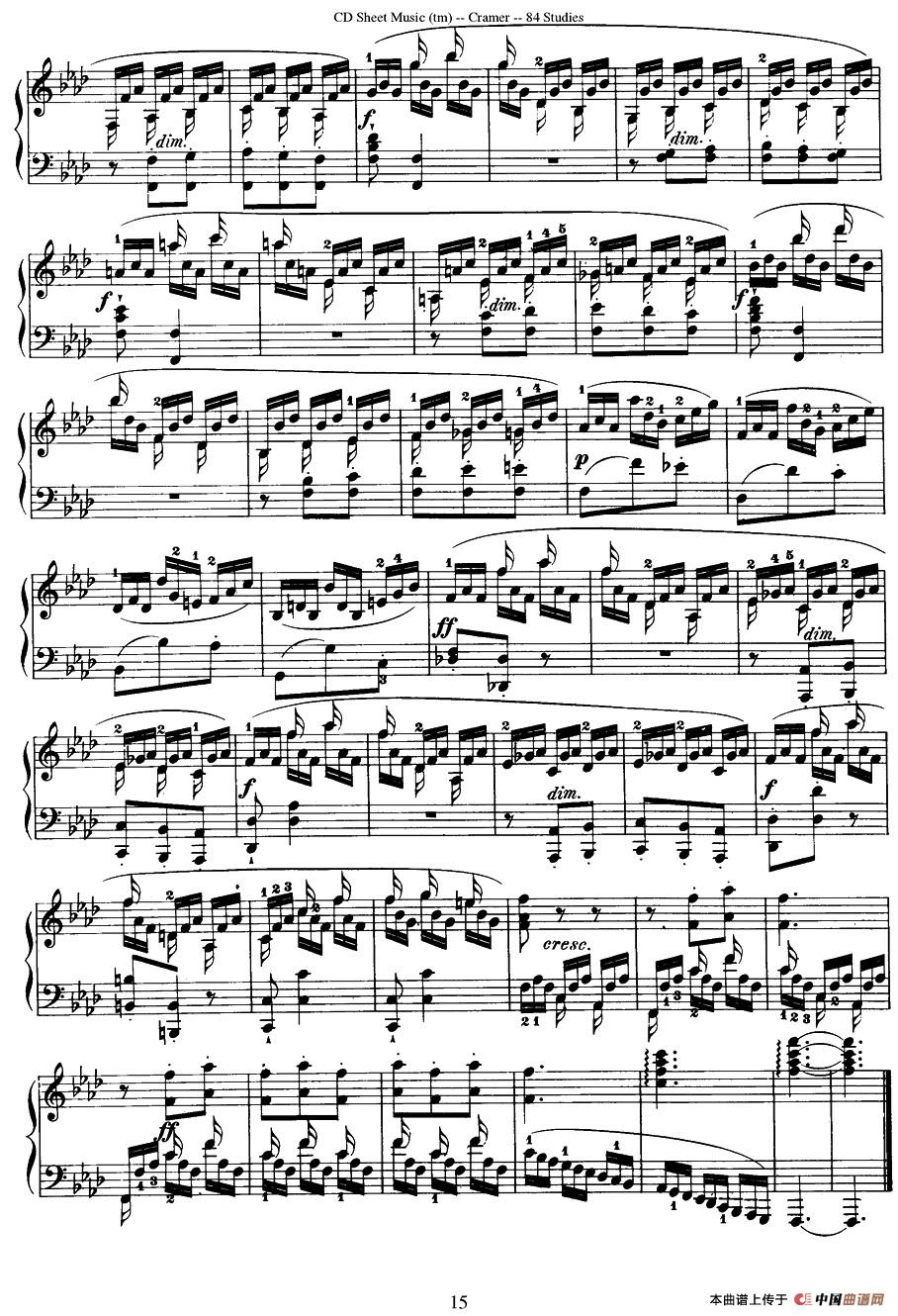 Cramer - 84 exercices（66—70）（克拉莫84首钢琴练习