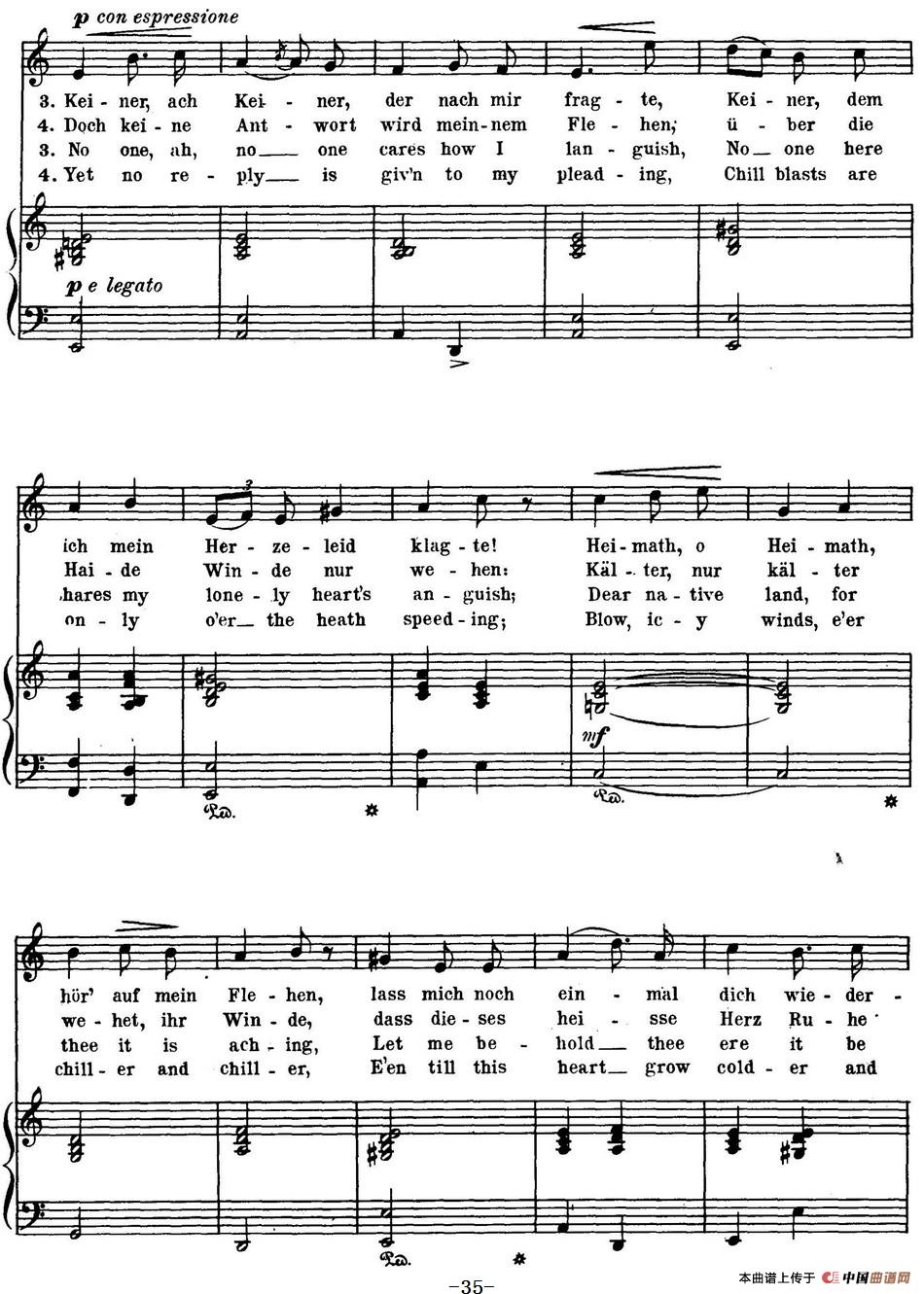 Chopin-17 Polish Songs Op.74，No.13（Melancholie. Melanchol