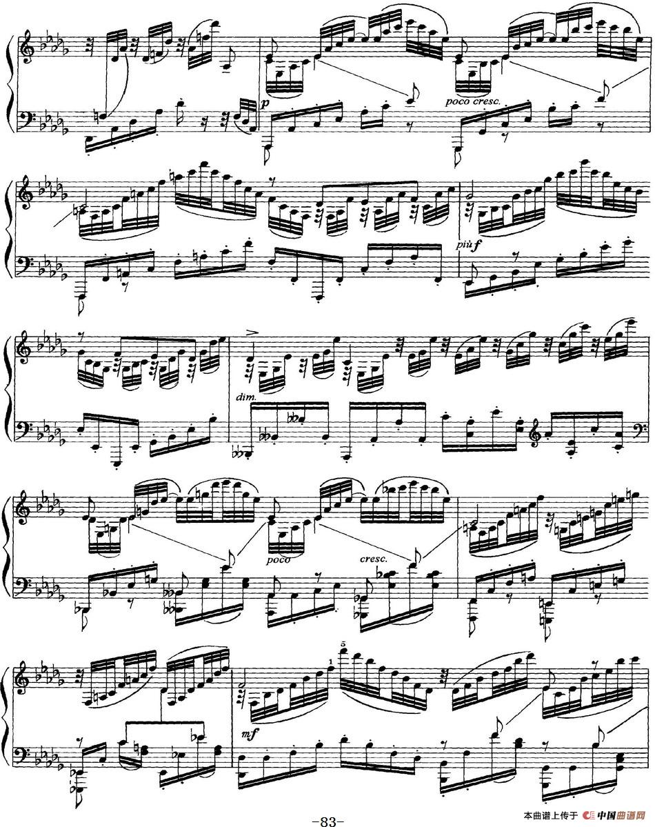 柴可夫斯基18首钢琴小品Op.72（14.Chant elegiaque）