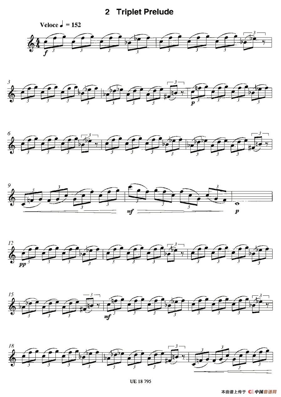 Triplet Prelude（12首现代风格练习曲之2）