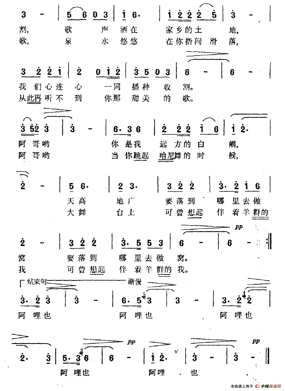 白鹇恋歌（刘位循词 刘启明曲）