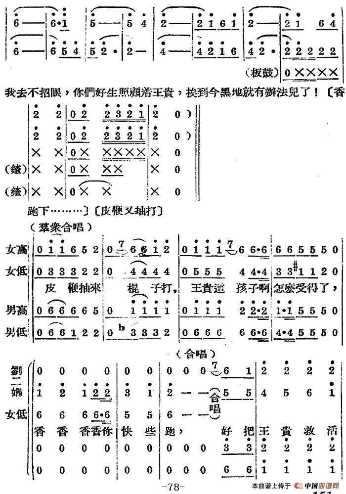 歌剧《王贵与李香香》全剧之第二幕 第二场