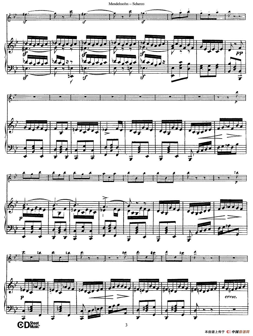 Scherzo（长笛+钢琴）
