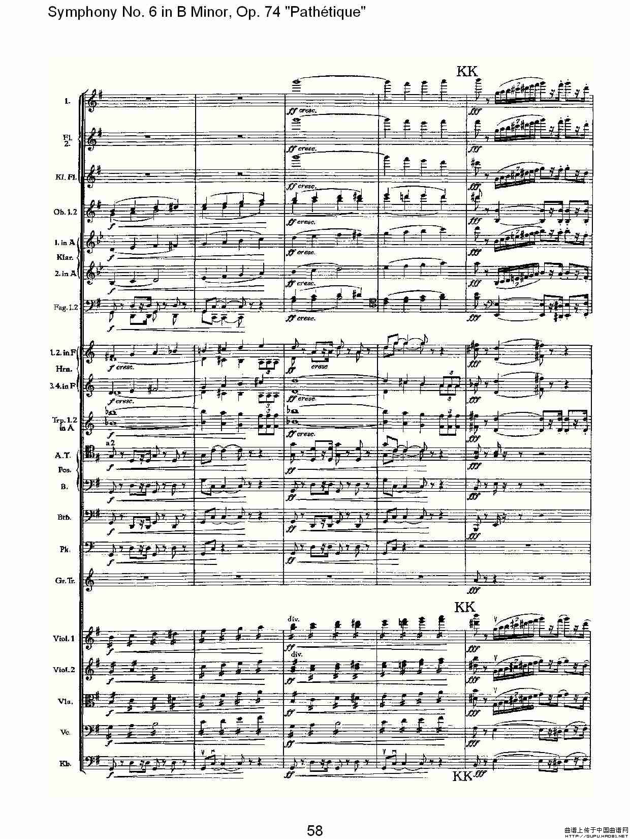 B小调第六交响曲,Op.74（第三乐章[二]）