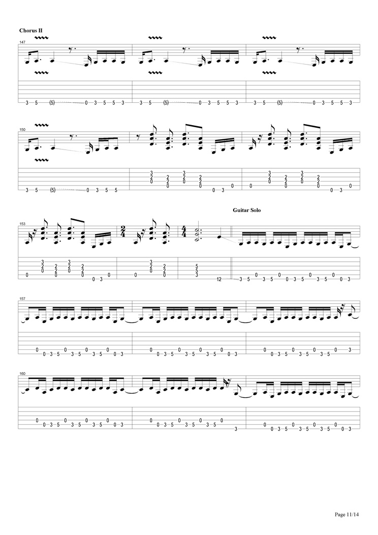 Locomotive (Complicity)吉他谱