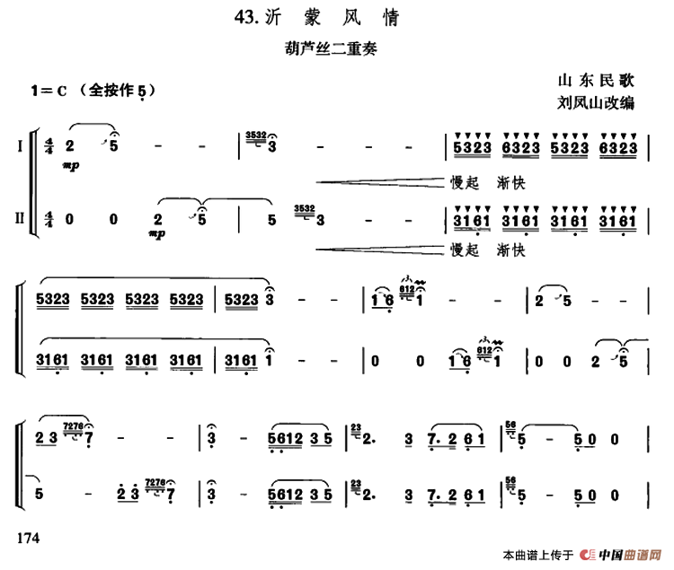 沂蒙风情（二重奏）