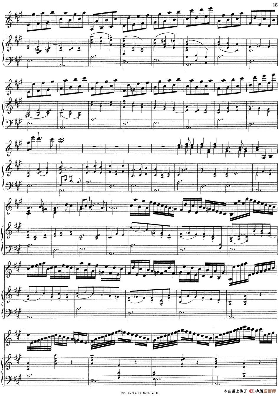 Biber Violin Sonata I（小提琴+钢琴伴奏）