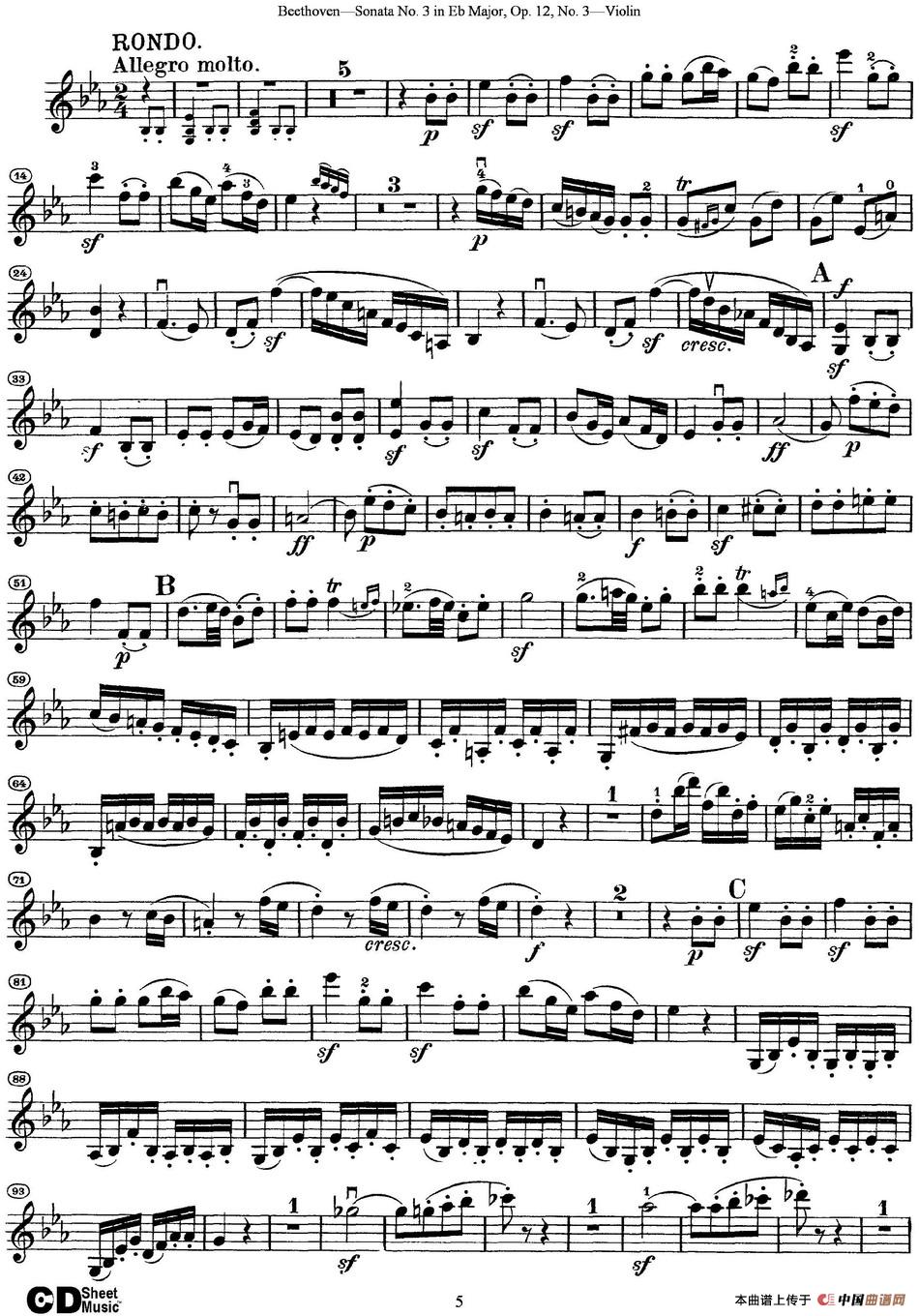Violin Sonata No.3 in Eb Major Op.12 No.3_2