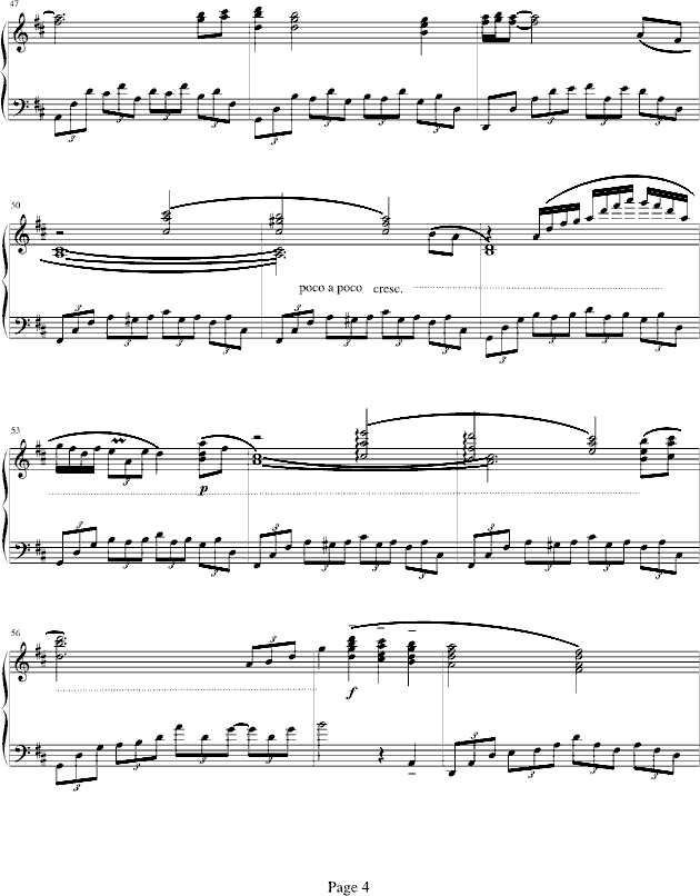 最终幻想 FF7 AC 爱丽丝的主题钢琴谱