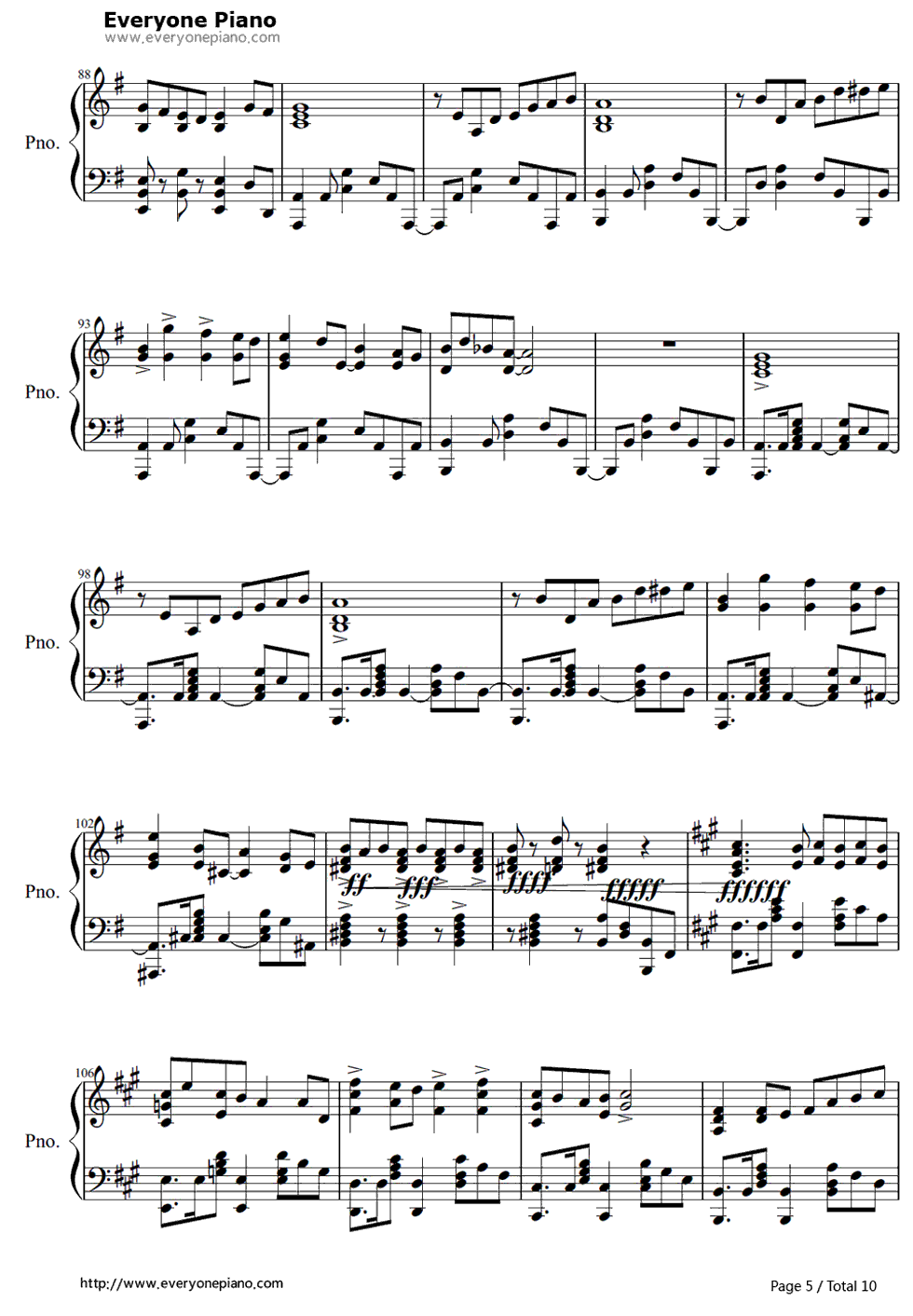 《阳炎days》（触手猴带力度版）钢琴谱第6张