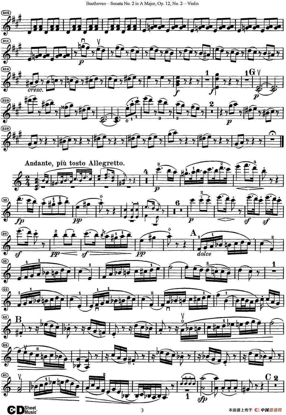 Violin Sonata No.2 in A Major Op.12 No.2_1