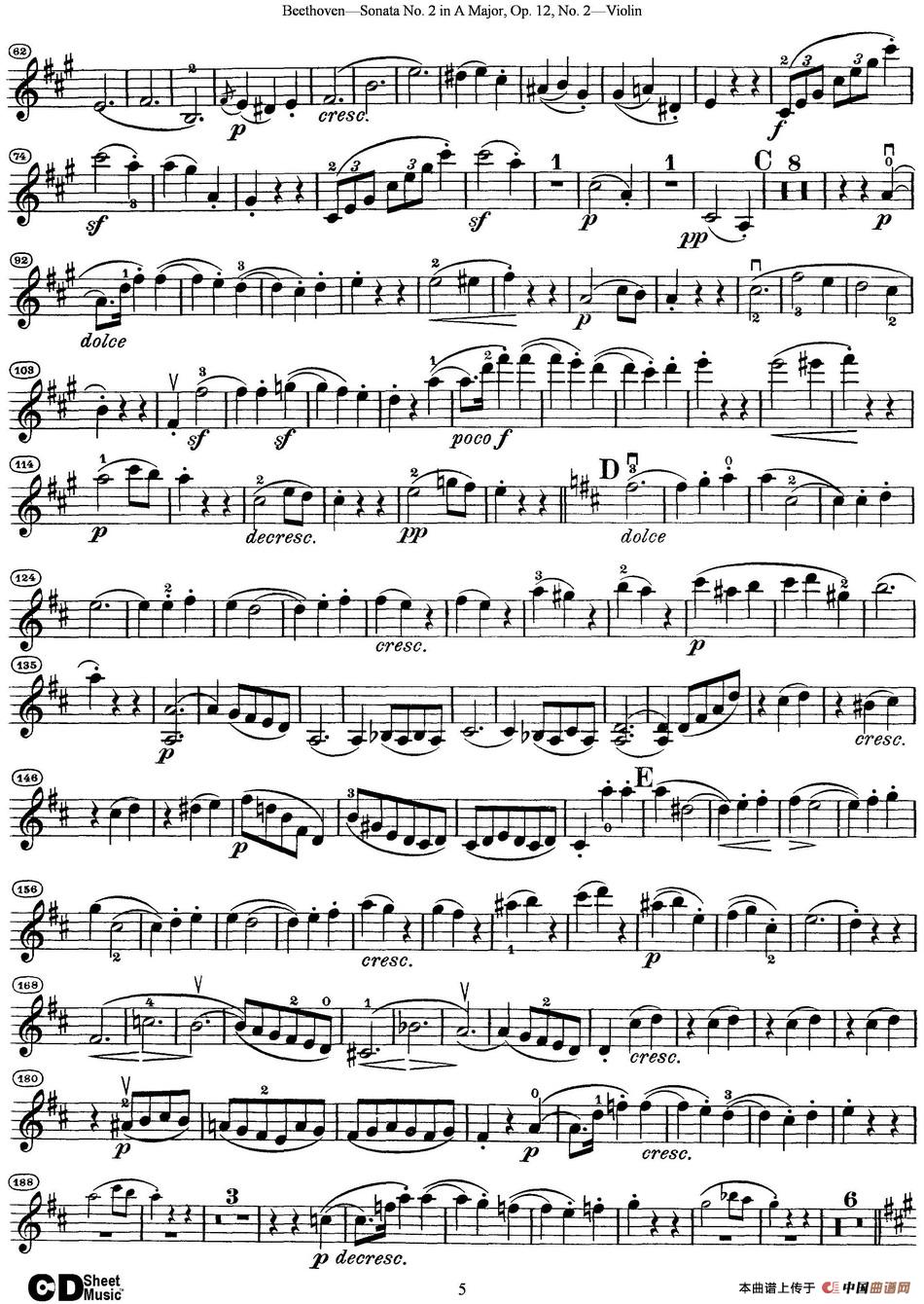 Violin Sonata No.2 in A Major Op.12 No.2_1