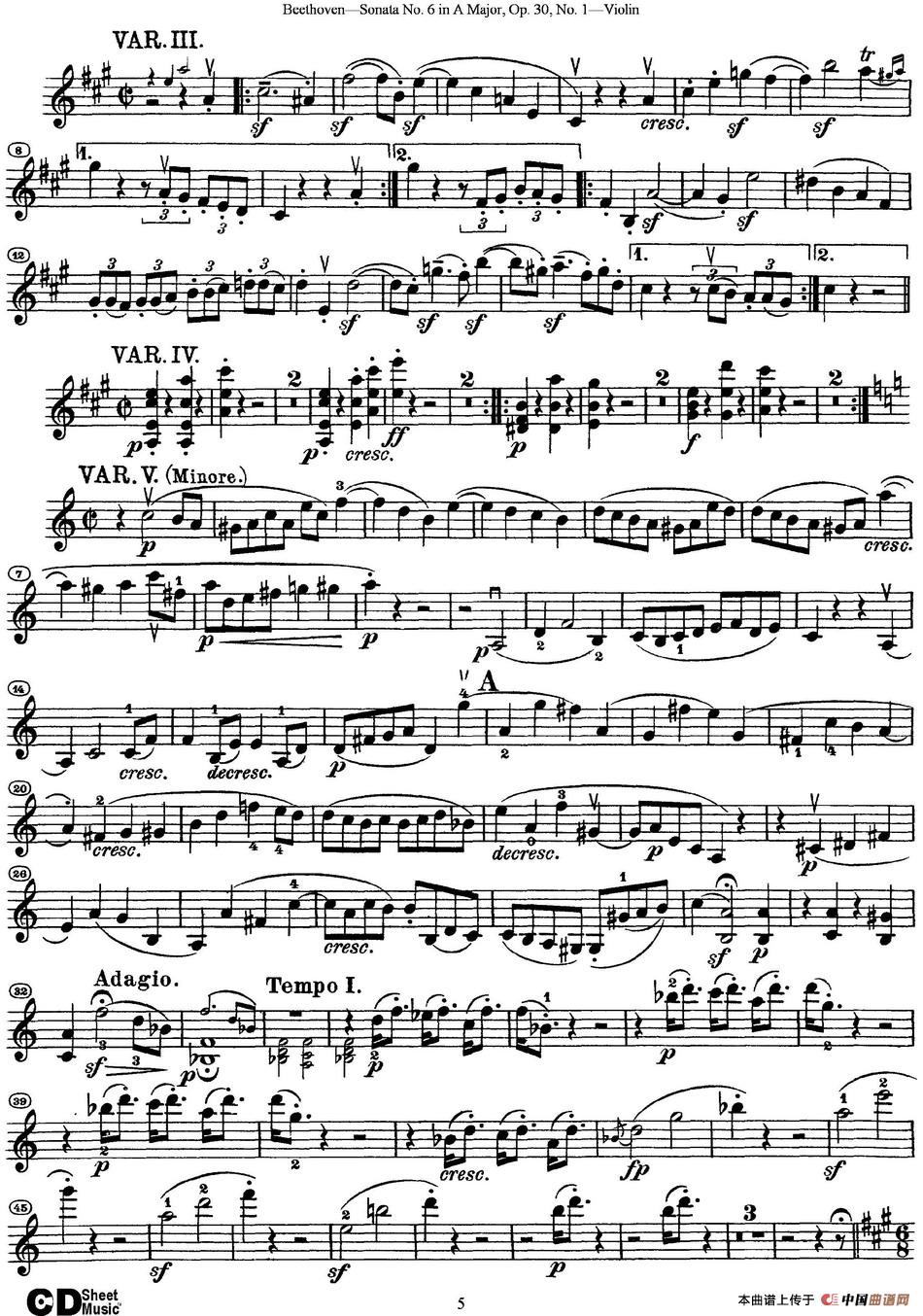 Violin Sonata No.6 in A Major Op.30 No.1_4
